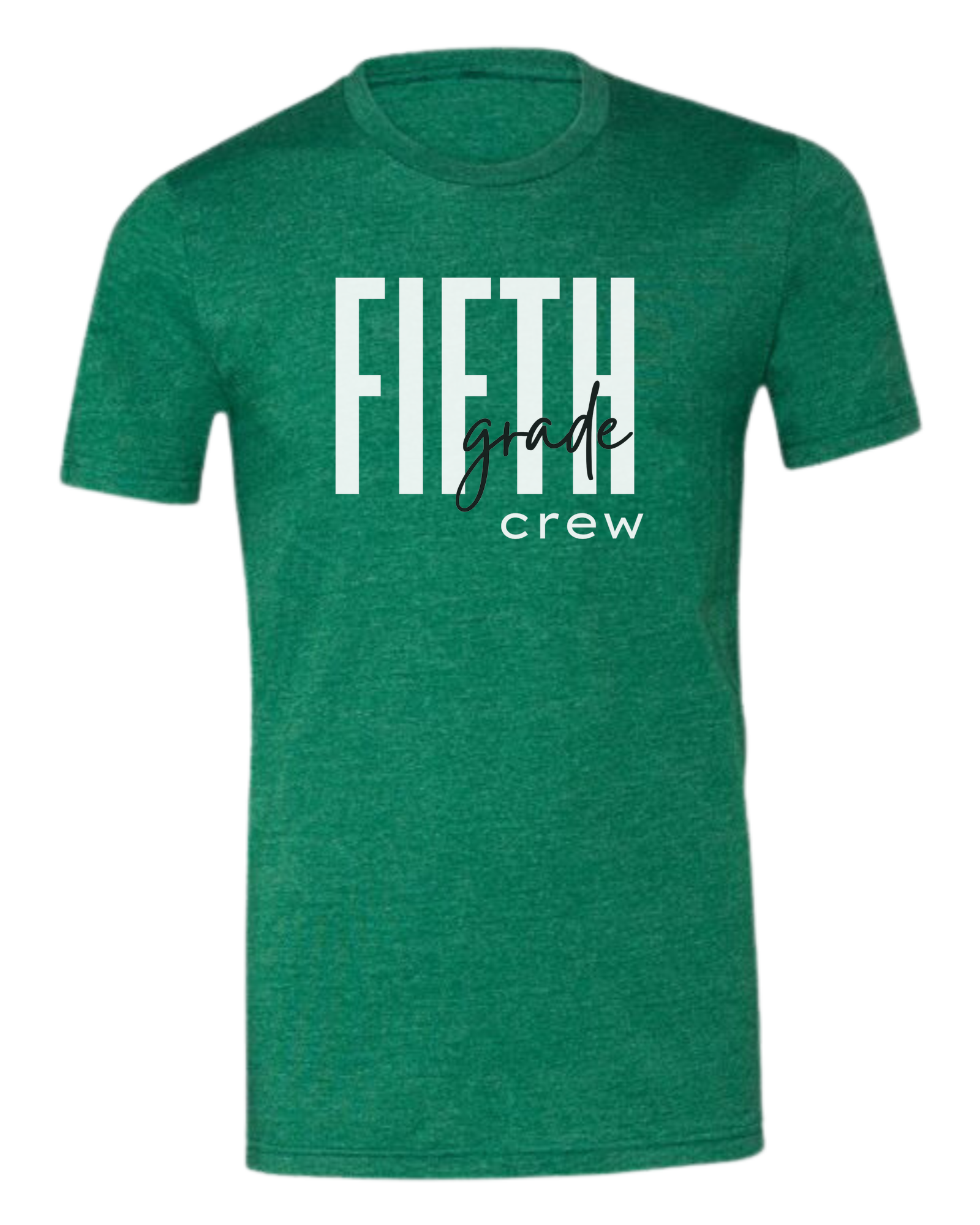 Customizable Grade Level Crew design Premium unisex crewneck tee Grass Green
