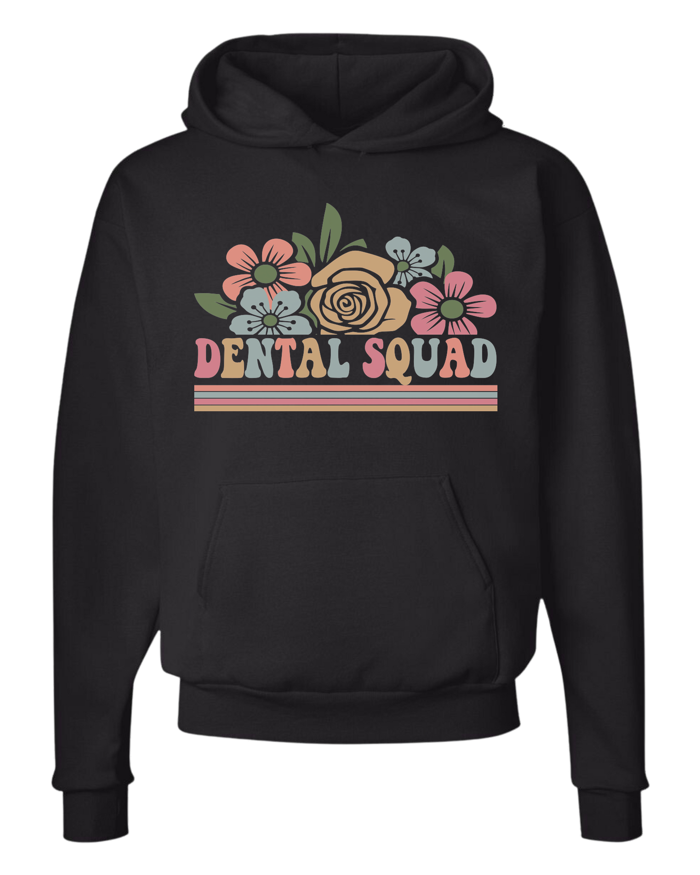 Dental Squad Flower border design Classic unisex crewneck tee Hoodie