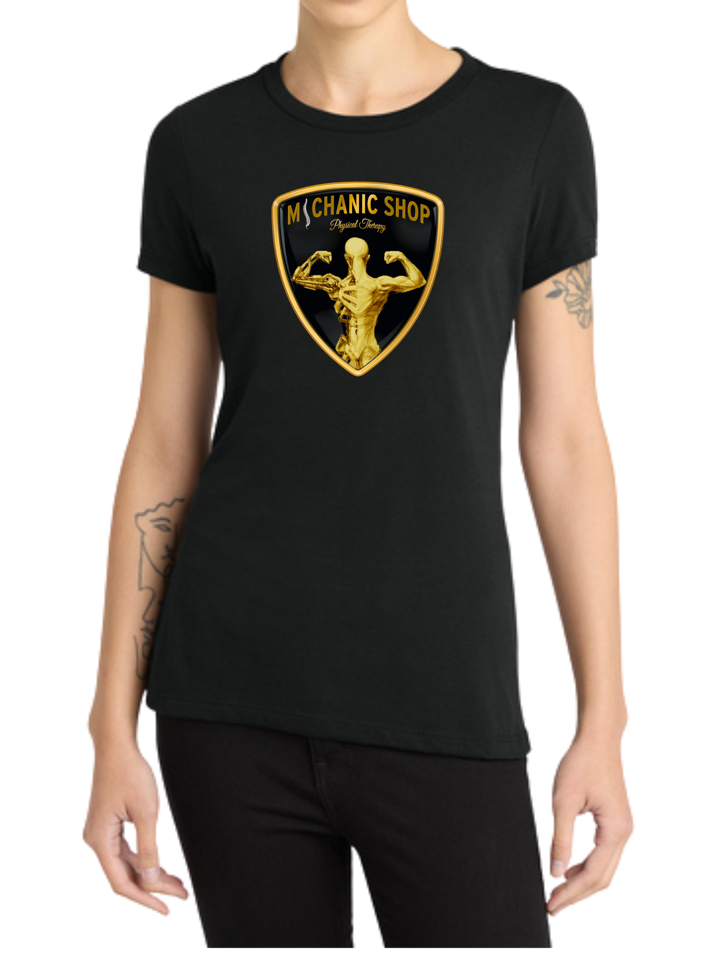 Michanic Shop unisex women's fit crewneck tee