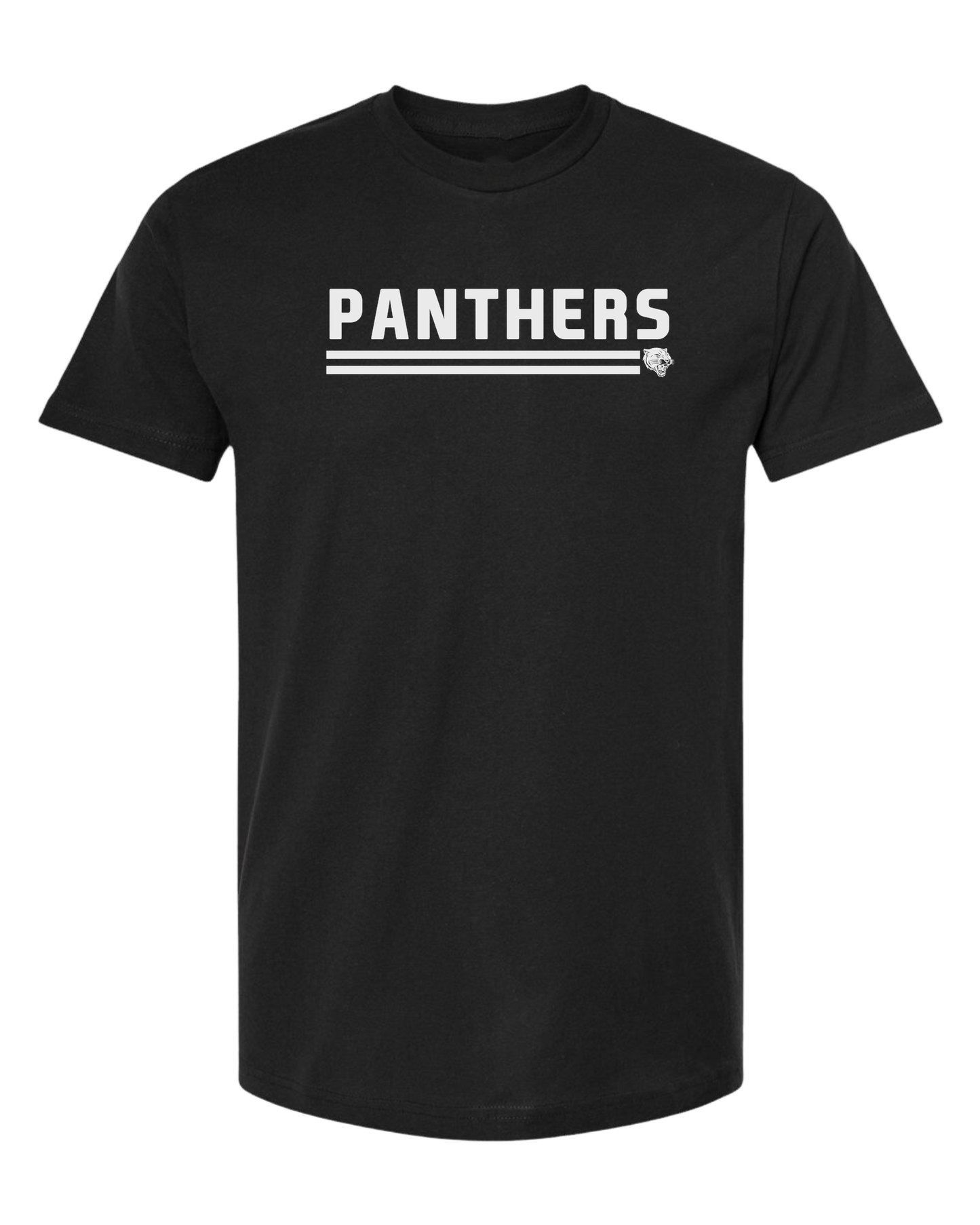 "PANTHERS" retro line design Classic unisex crewneck tee Short sleeve crew neck
