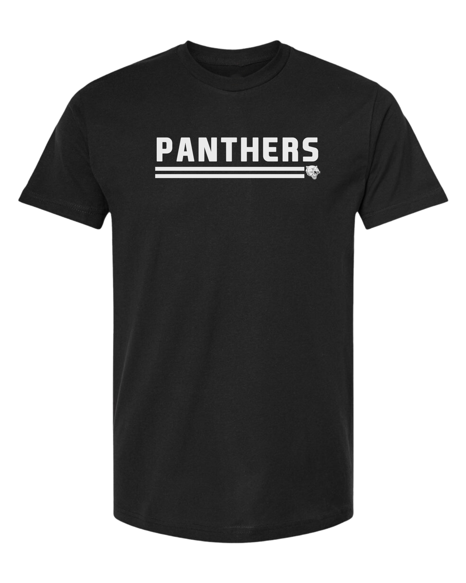 "PANTHERS" retro line design Classic unisex crewneck tee Short sleeve crew neck
