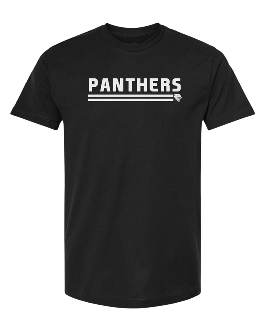 "PANTHERS" retro line design Classic unisex crewneck tee Short sleeve crew neck