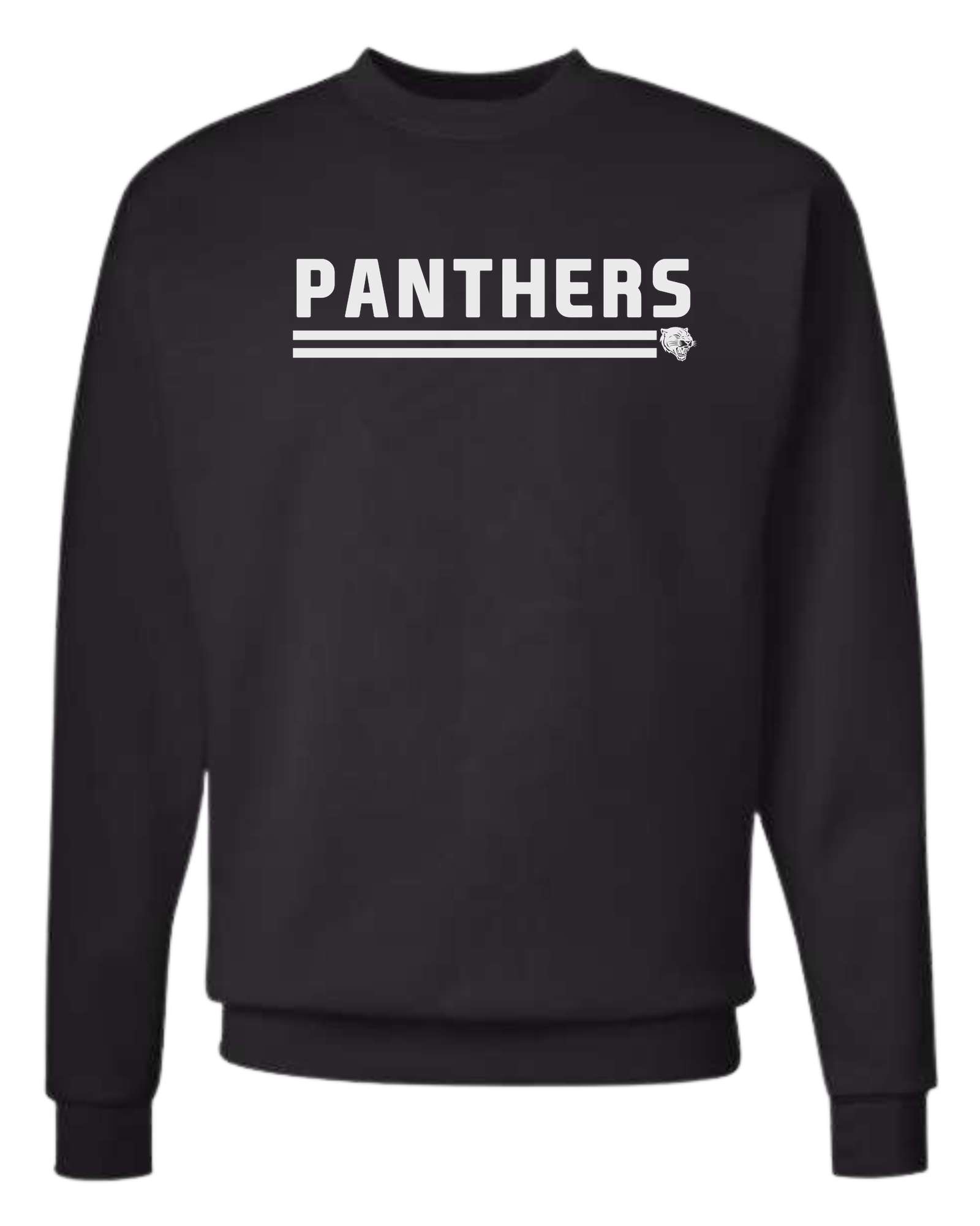 "PANTHERS" retro line design Classic unisex crewneck tee Sweatshirt