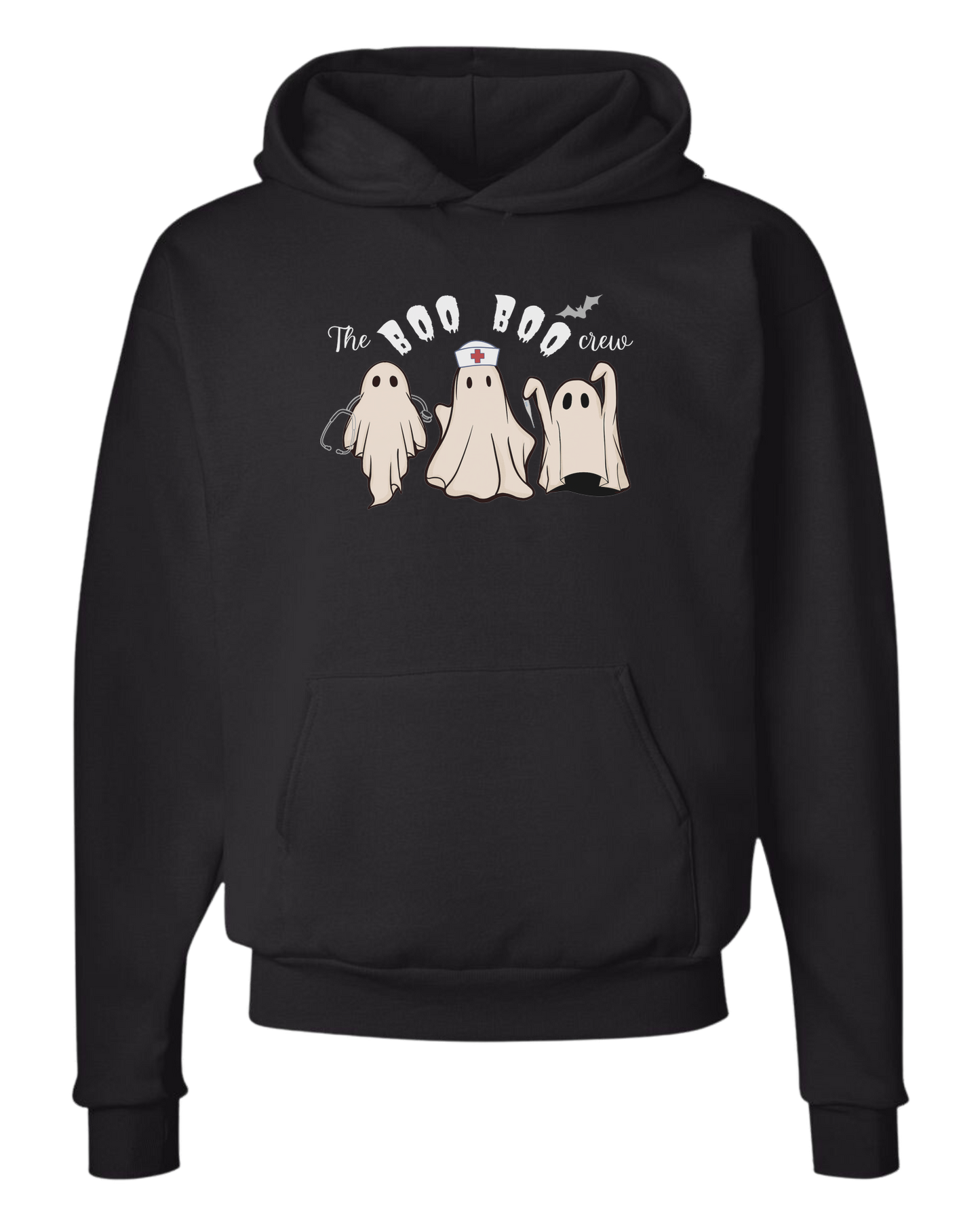 "The Boo-boo crew" nursing ghosts tee Unisex Classic Hoodie Black