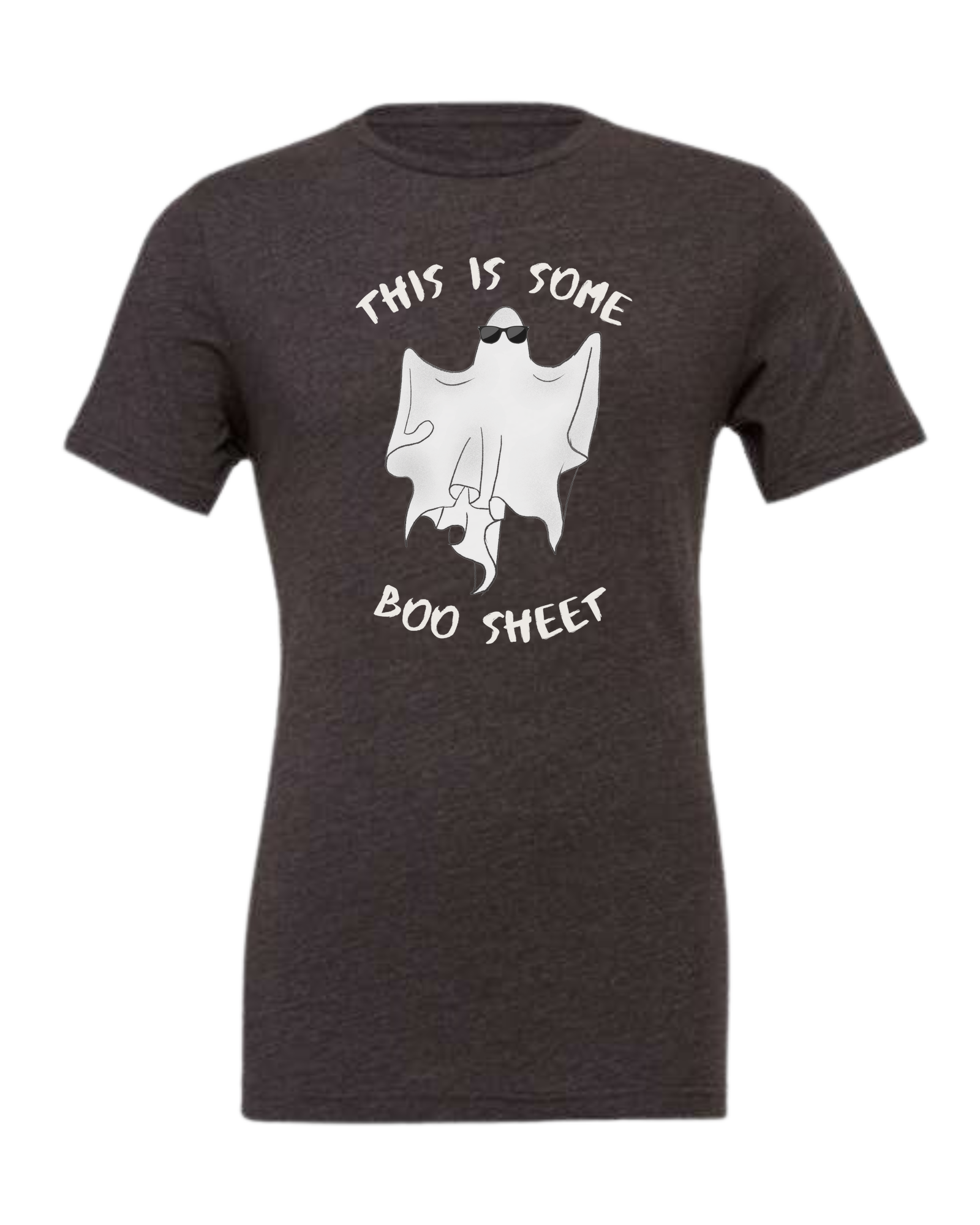 "This is some Boo-Sheet" ghost tee Premium unisex crewneck tee Dark Grey