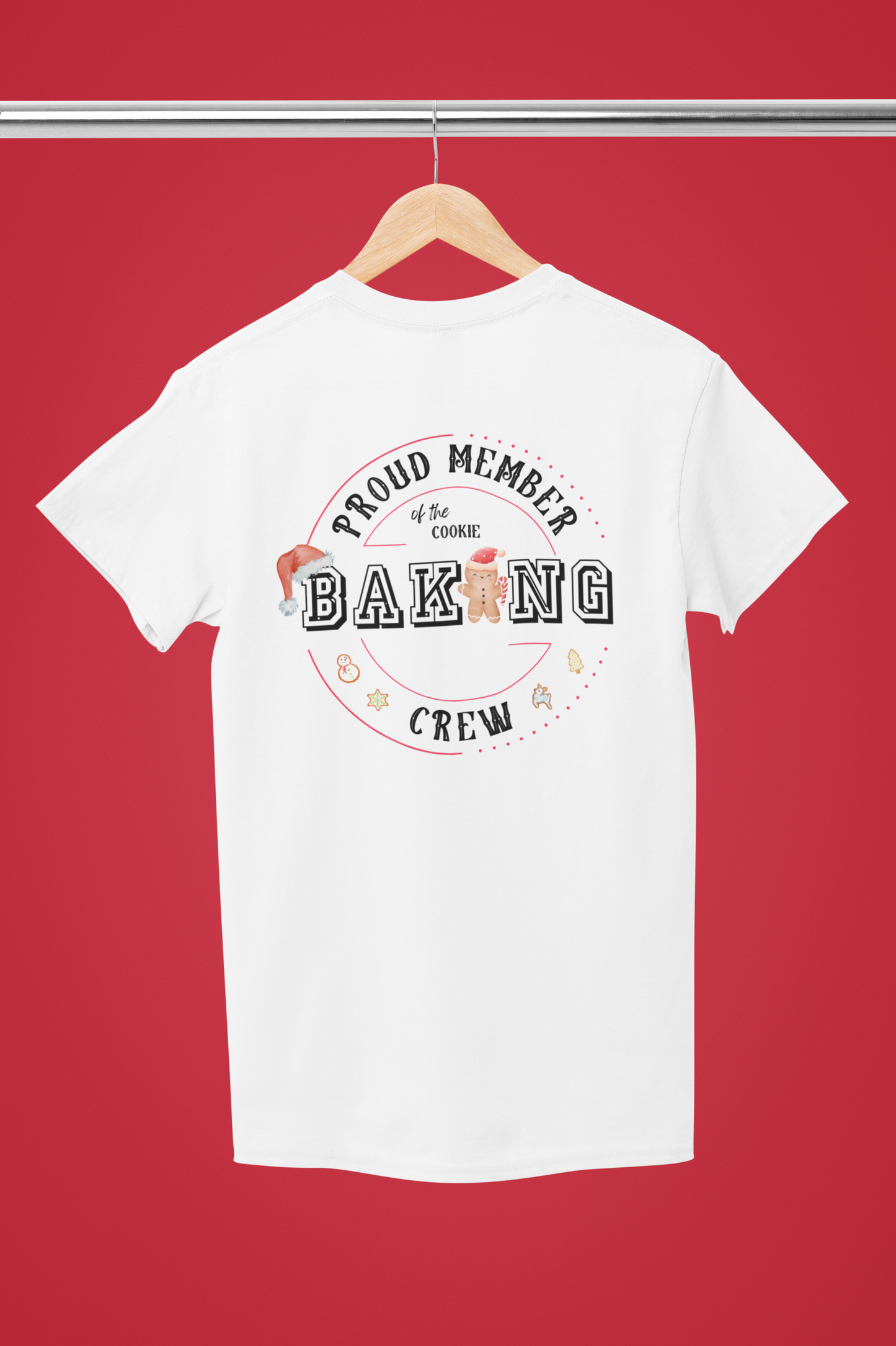 "Proud Member of the Cookie Baking Crew" unisex crewneck tee