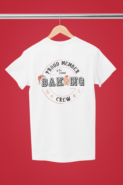 "Proud Member of the Cookie Baking Crew" unisex crewneck tee