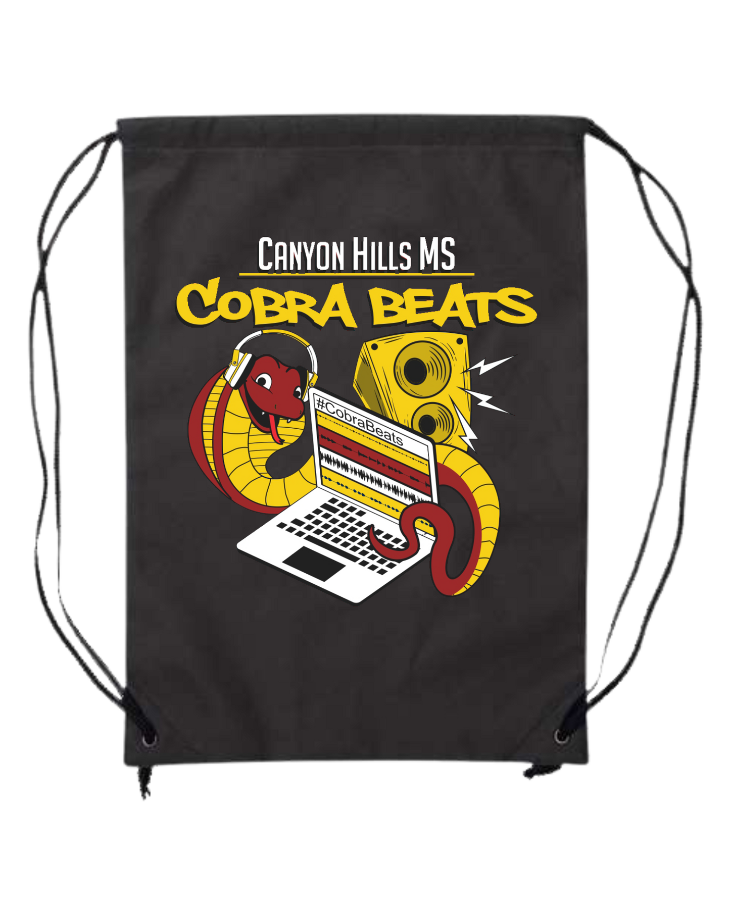CHMS Clubs draw-string backpack (various options)