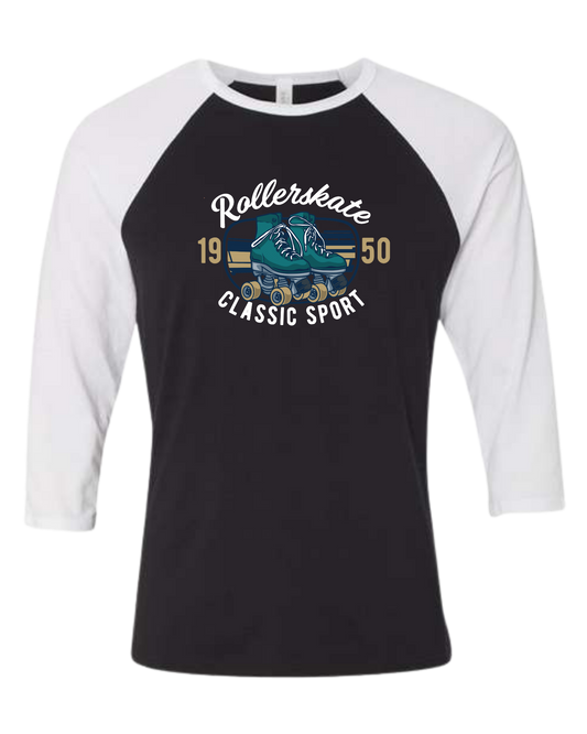 Rollerskate "Classic Sport" baseball tee