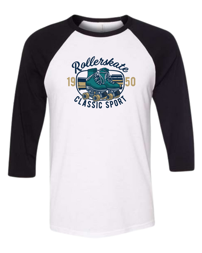 Rollerskate "Classic Sport" baseball tee