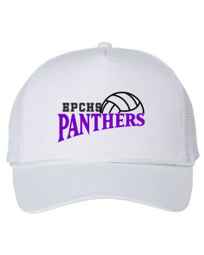 EPCHS Panthers volleyball logo caps