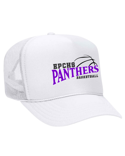 EPCHS Panthers basketball logo caps