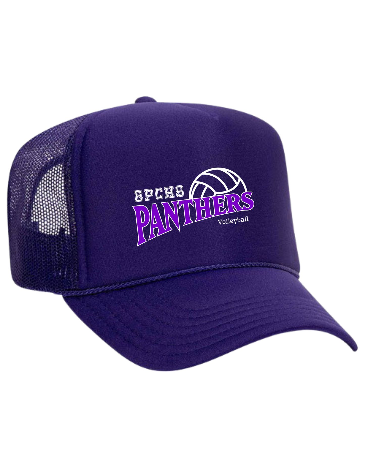 EPCHS Panthers volleyball logo caps