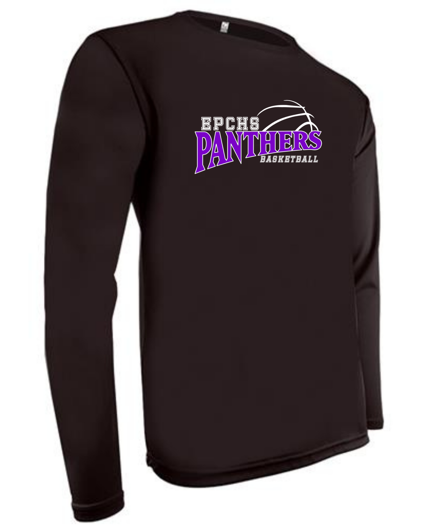 EPCHS Basketball Cooling performance dry-fit warm-up crew neck shirt (available in short sleeve and long sleeve)