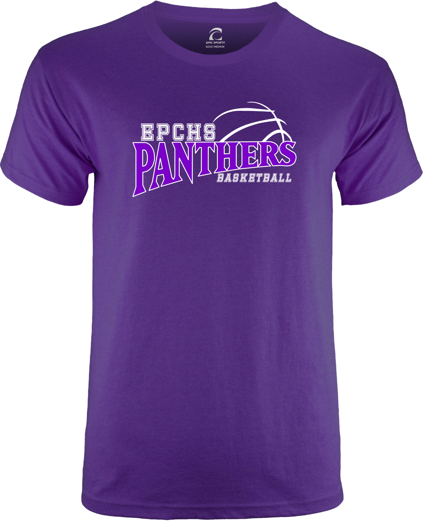 EPCHS Basketball Cooling performance dry-fit warm-up crew neck shirt (available in short sleeve and long sleeve)