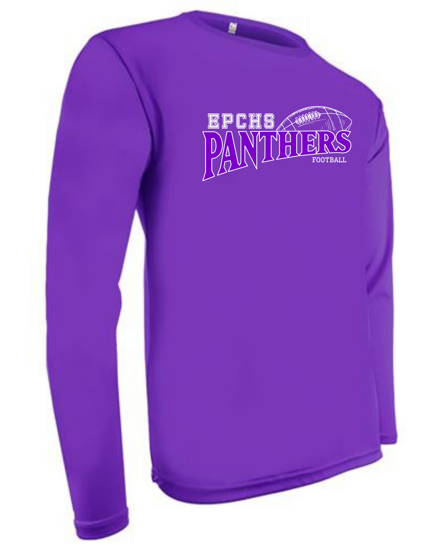 EPCHS Football Cooling performance dry-fit warm-up crew neck shirt (available in short sleeve and long sleeve)