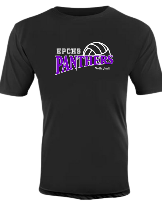 EPCHS Volleyball Cooling performance dry-fit warm-up crew neck shirt (available in short sleeve and long sleeve)