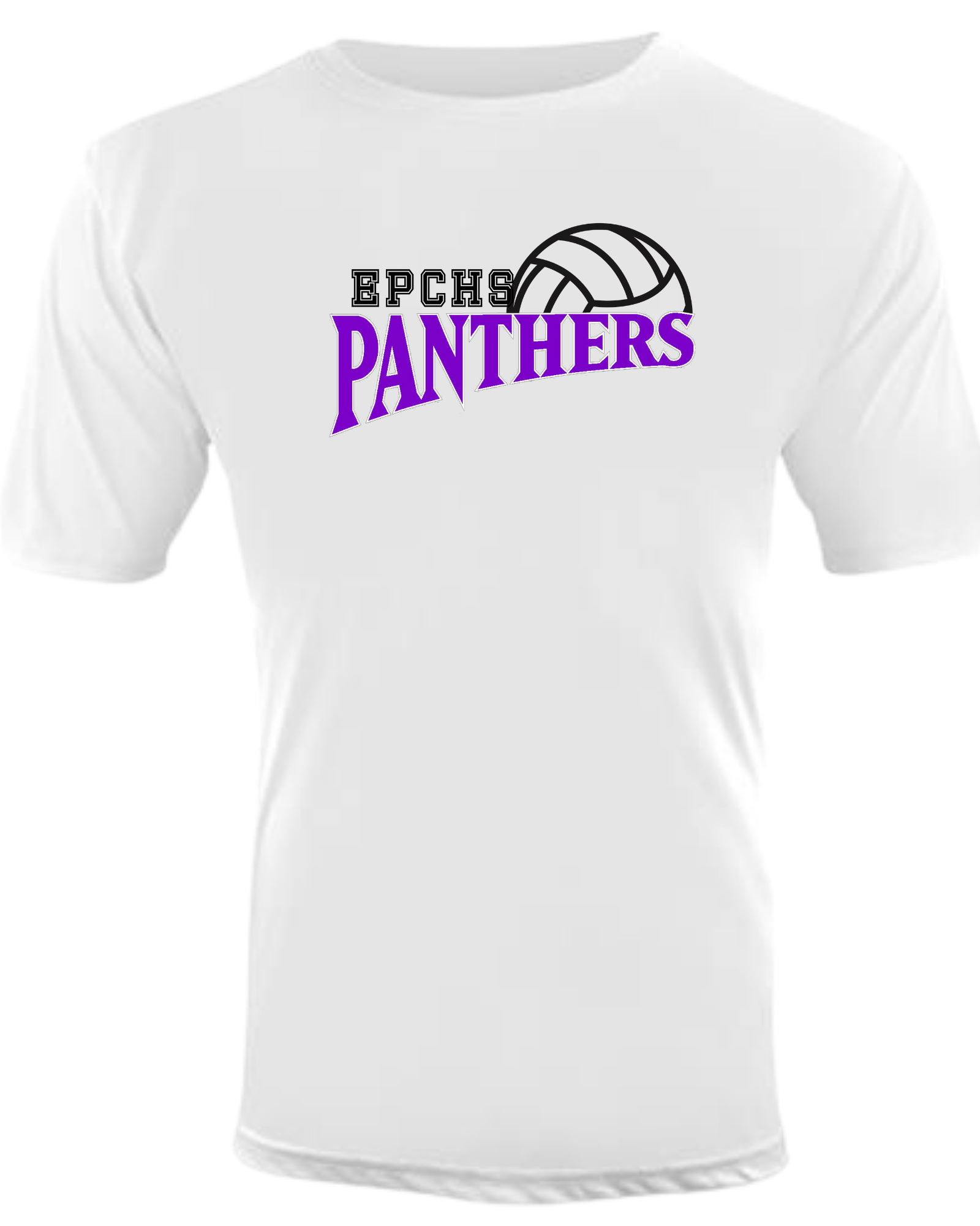 EPCHS Volleyball Cooling performance dry fit warm up crew neck shirt available in short sleeve and long sleeve