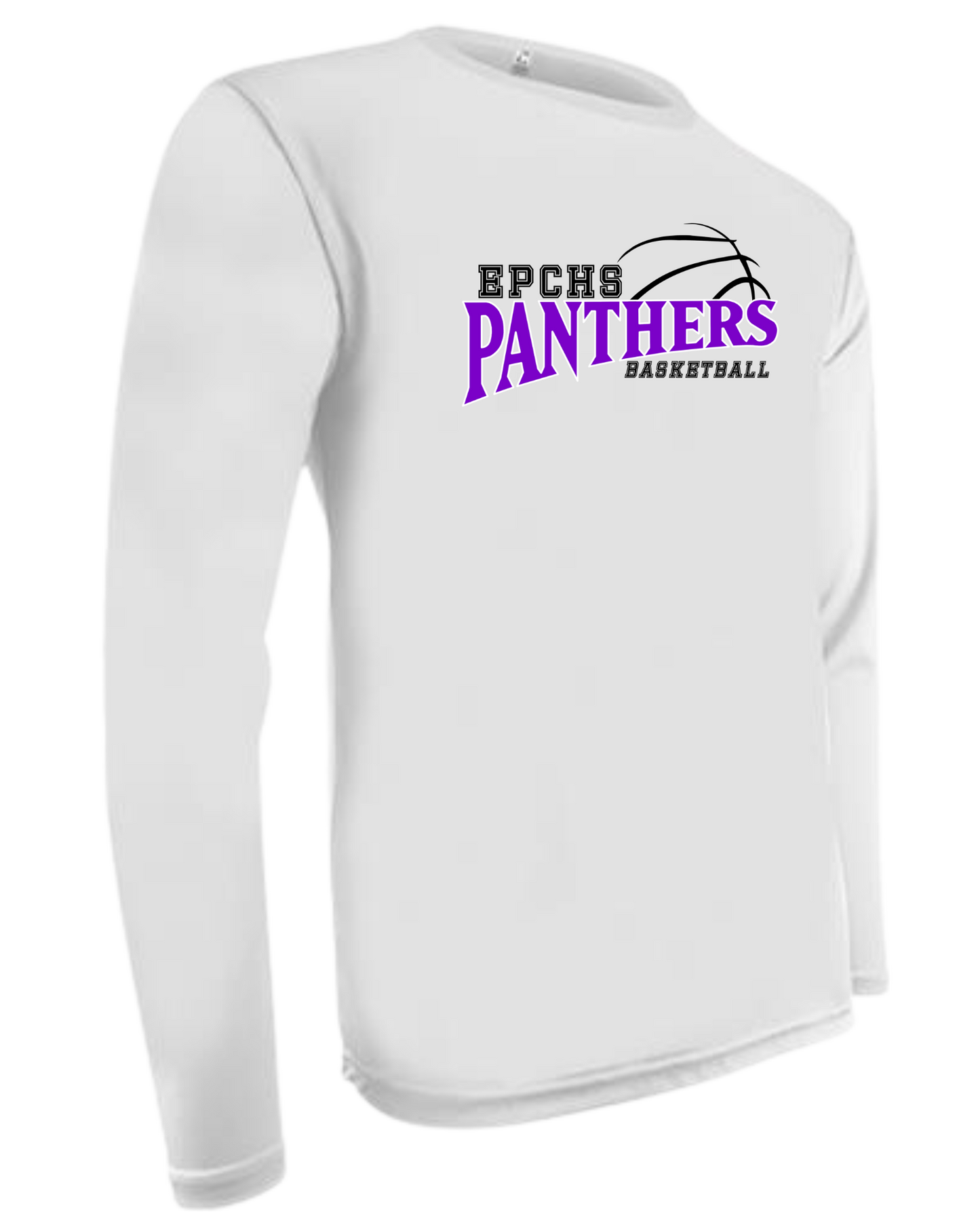 EPCHS Basketball Cooling performance dry-fit warm-up crew neck shirt (available in short sleeve and long sleeve)