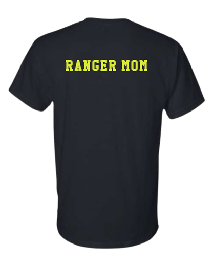 Rangers pocket logo on customizable cotton tee (available in short sleeve & long sleeve)