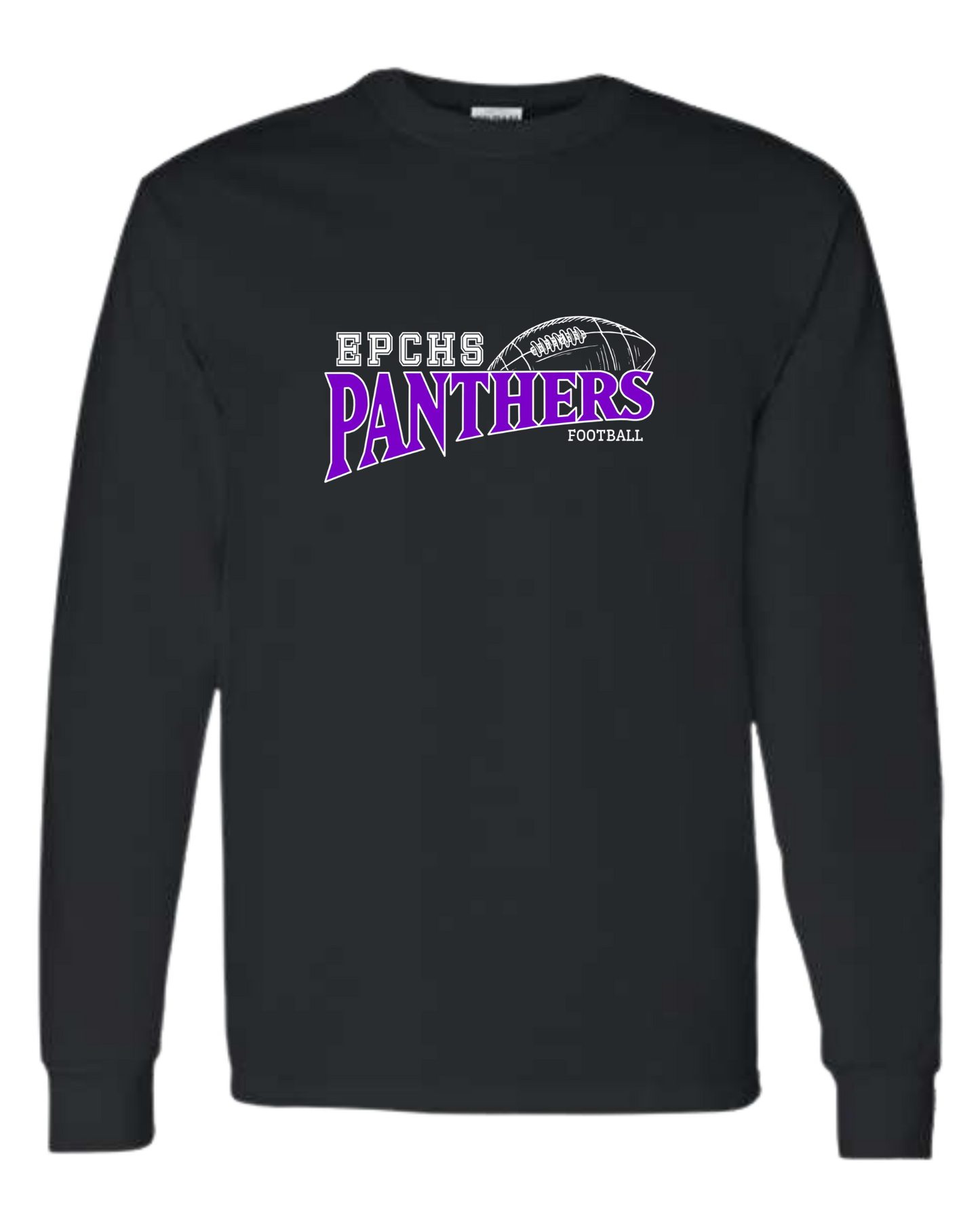 EPCHS Football unisex long-sleeve crew neck cotton tee