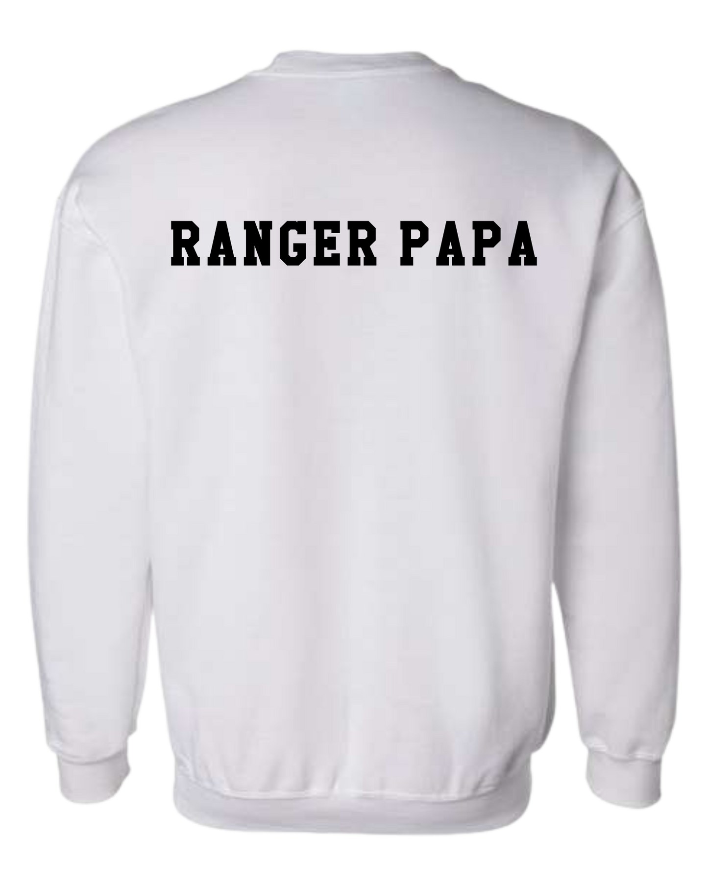 Rangers pocket logo on customizable cotton tee (available in short sleeve & long sleeve)