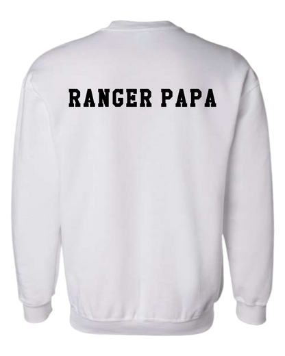 Rangers pocket logo on customizable cotton tee (available in short sleeve & long sleeve)